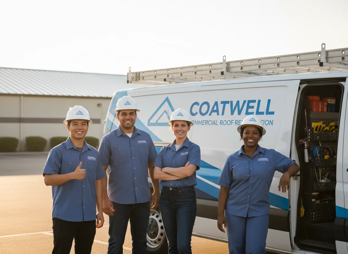 Commercial roof coating company in Wheeler, WI